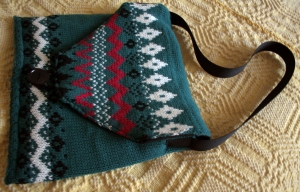 winter handmade bag